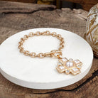 Divine Gleam Cross Toggle Bracelet – Alicia DiMichele Boutique