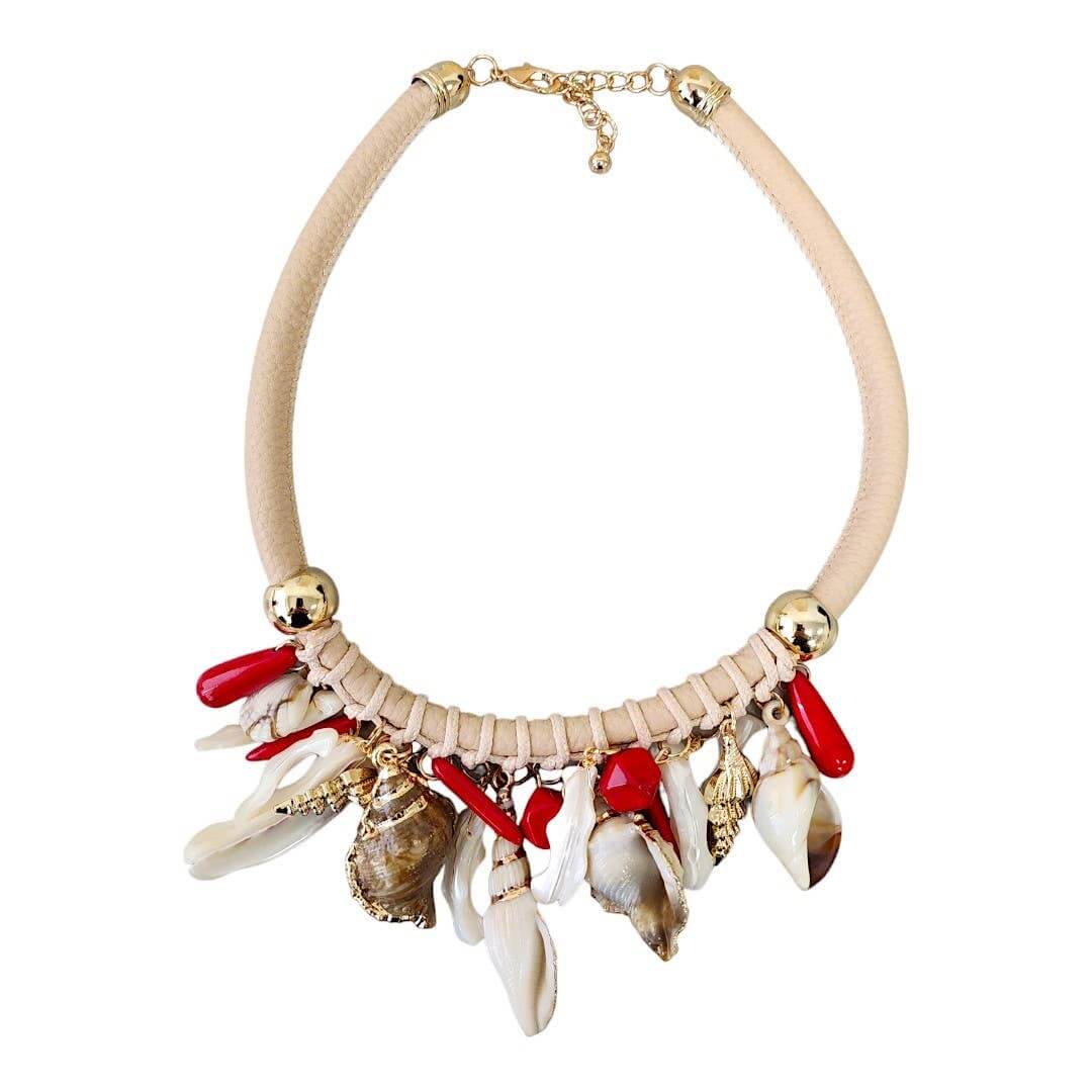 Nautical Seashell Charm Necklace – Alicia DiMichele Boutique