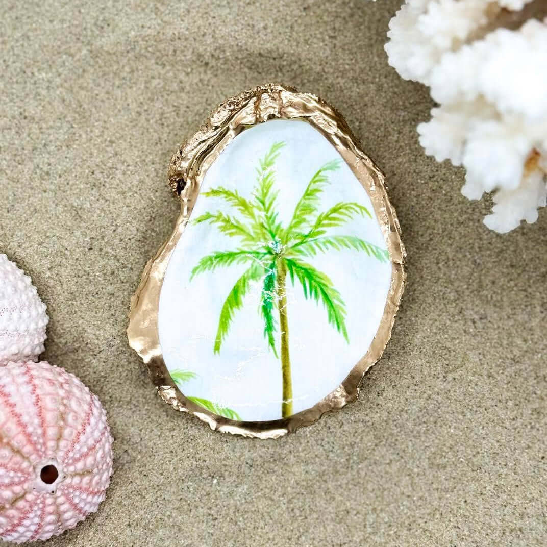 Palm Tree Oyster Trinket Dish – Alicia DiMichele Boutique