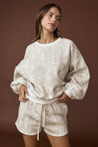 Camo Crewneck Shorts Set – Alicia DiMichele Boutique