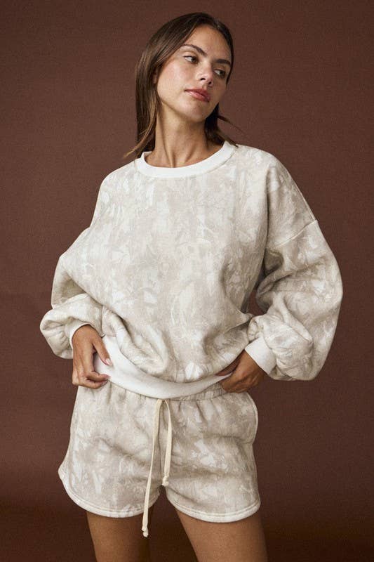 Camo Crewneck Shorts Set – Alicia DiMichele Boutique