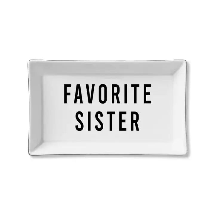 Favorite Sister Ceramic Tray – Alicia DiMichele Boutique