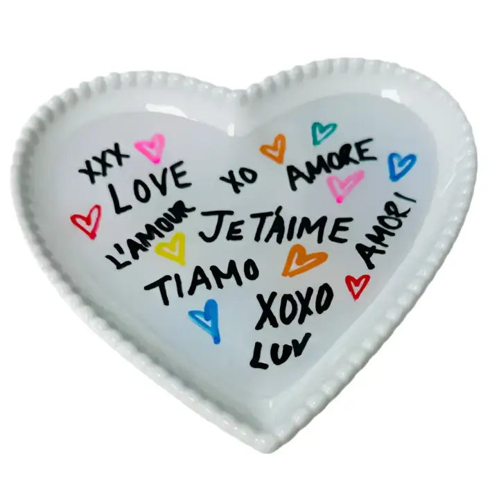Love Heart Trinket Dish – Alicia DiMichele Boutique