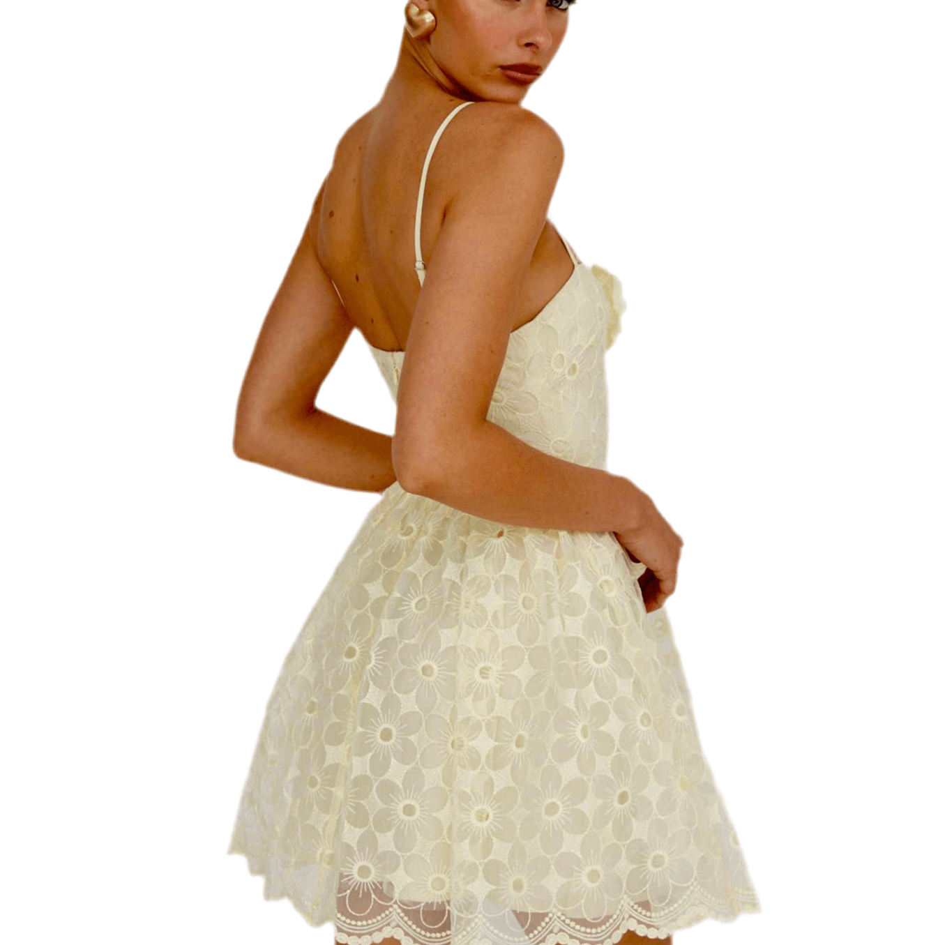 Lemon Drop Embellished Mini Dress – Alicia DiMichele Boutique