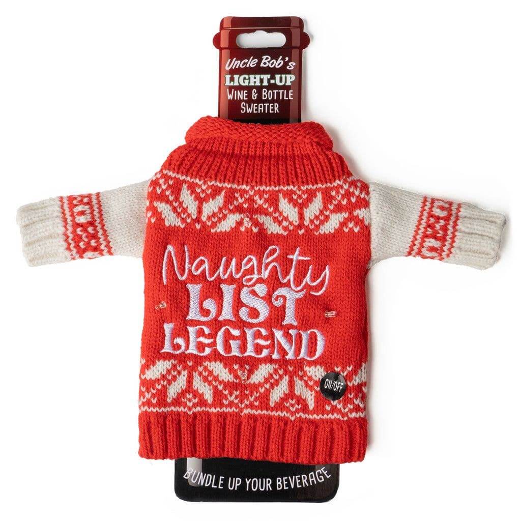 Holiday Light-Up Wine Bottle Sweater – Alicia DiMichele Boutique