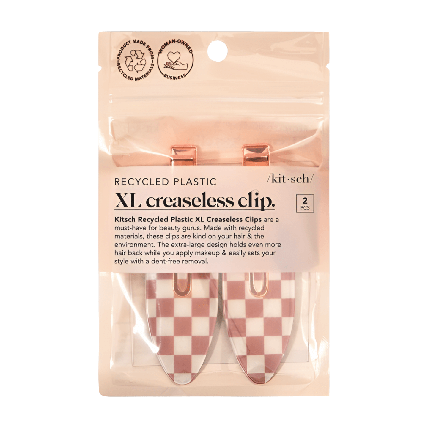 Kitsch XL Creaseless Clips - Terracotta – Alicia DiMichele Boutique