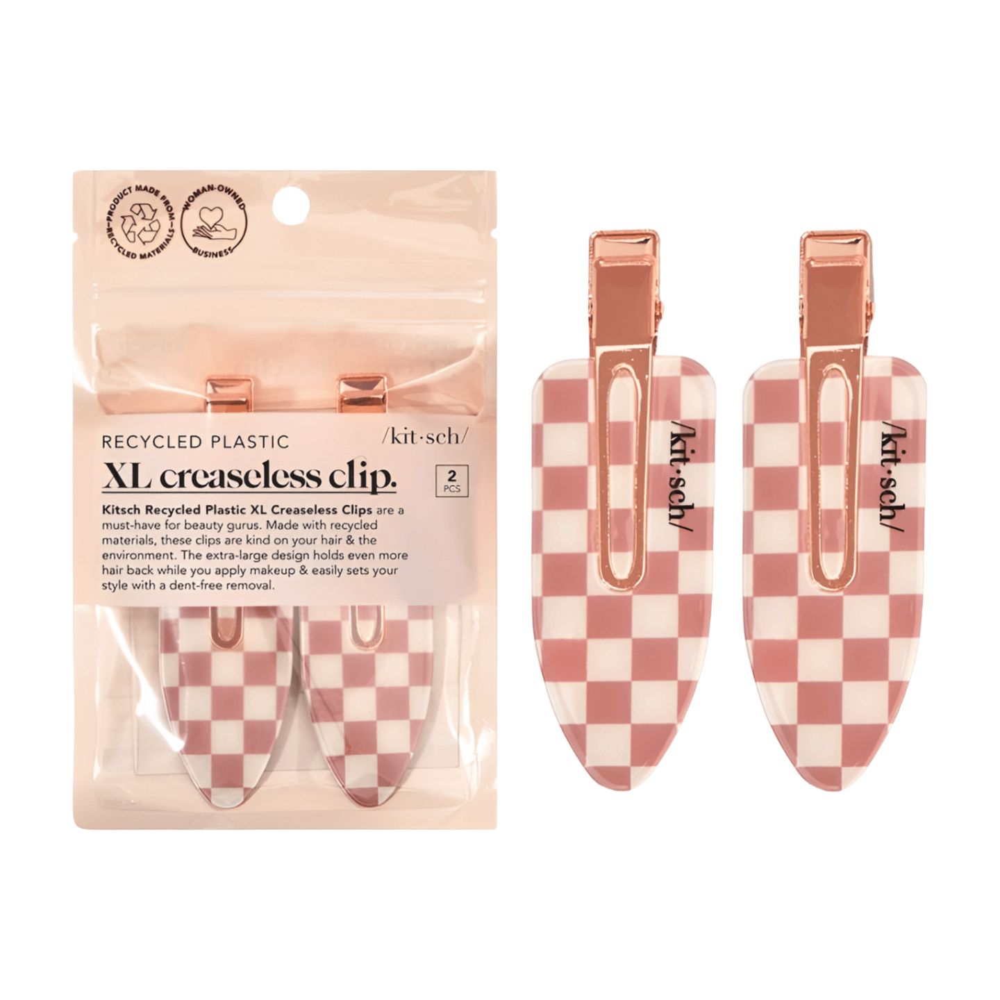 Kitsch XL Creaseless Clips - Terracotta – Alicia DiMichele Boutique
