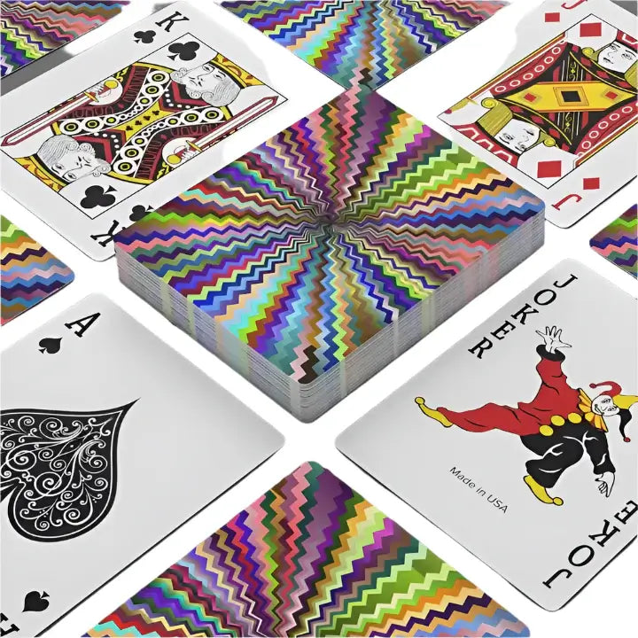 Colorful Abstract Playing Cards – Alicia DiMichele Boutique