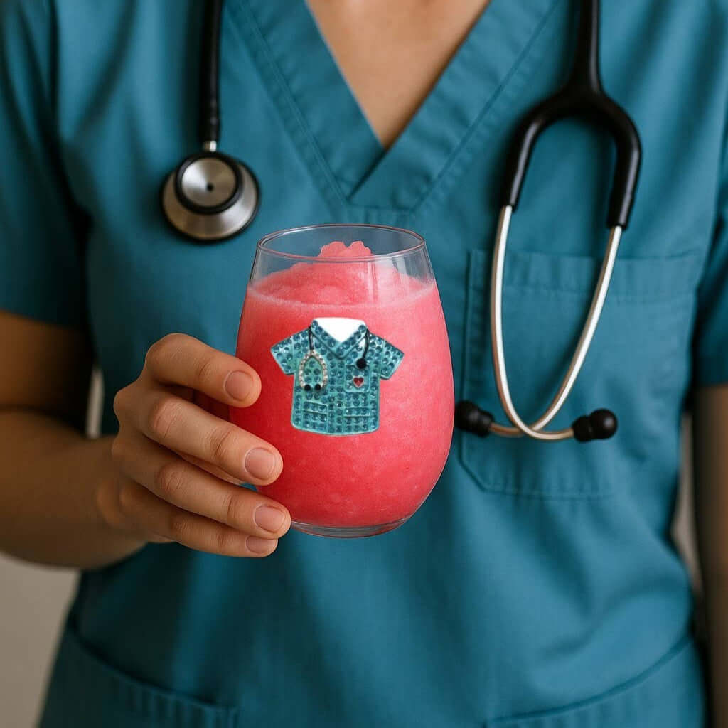 Scrubs Stemless Wine Glass – Alicia DiMichele Boutique