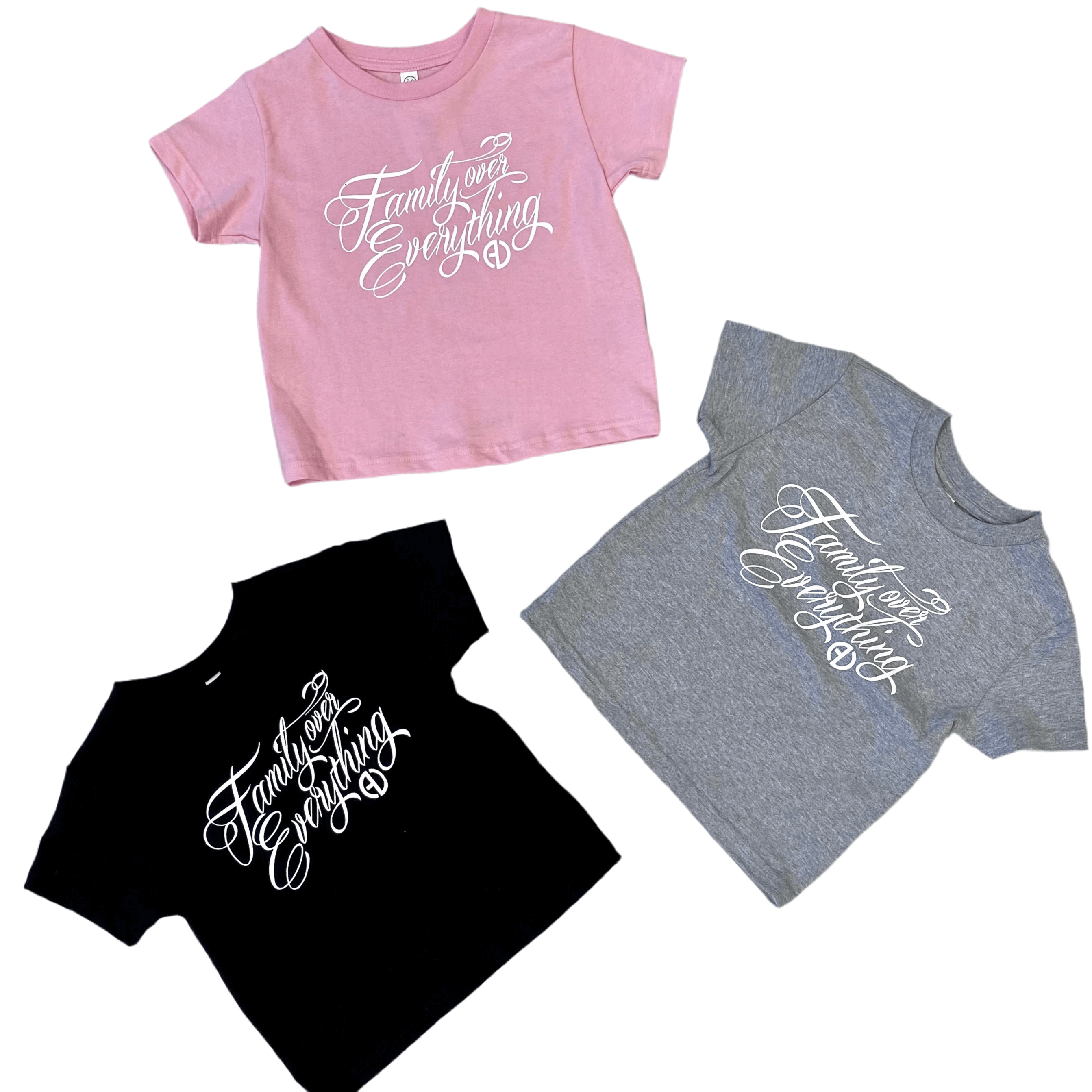 Family Over Everything® Toddler Tee - Grey – Alicia DiMichele Boutique