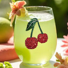 Cherries Stemless Wine Glass – Alicia DiMichele Boutique