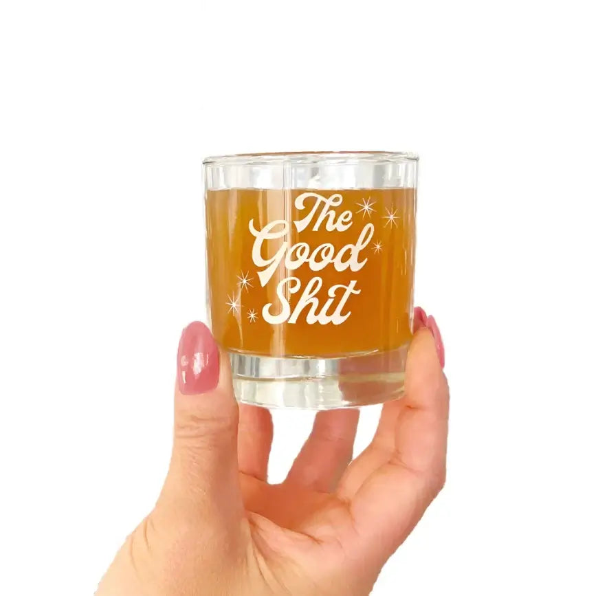 The Good Sh*t Rocks Glass – Alicia DiMichele Boutique