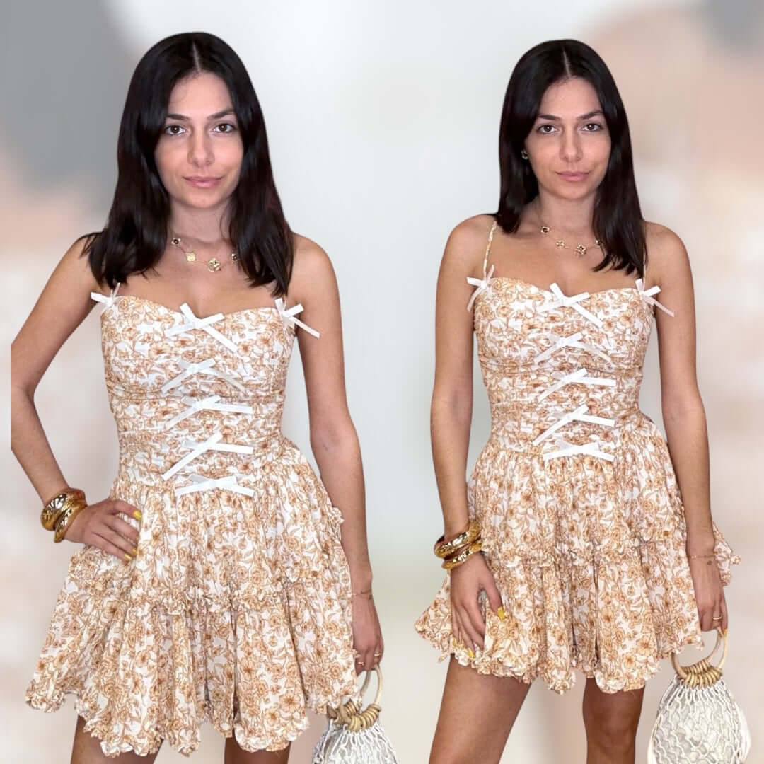 Honey Lace Corset Mini Dress – Alicia DiMichele Boutique