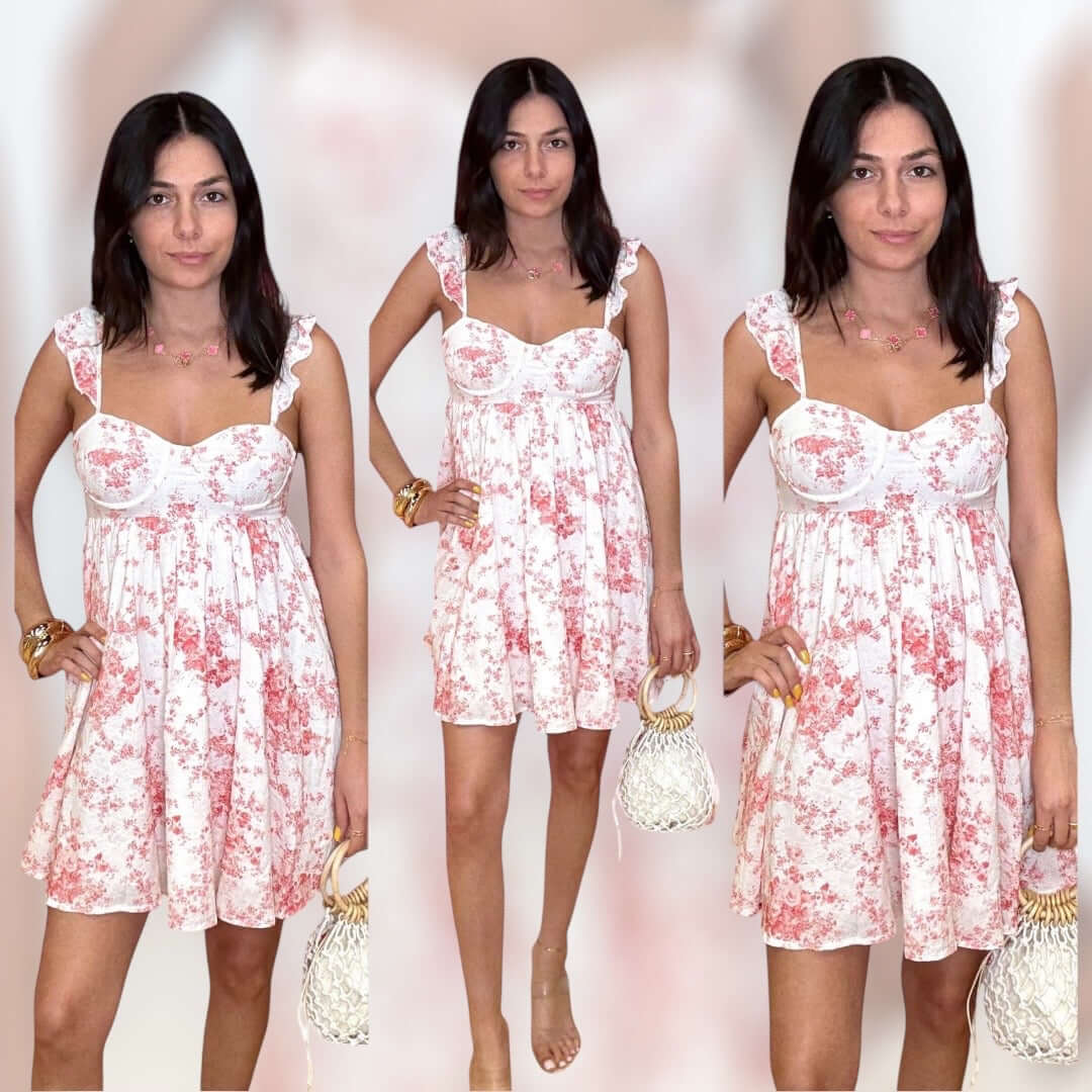 Pink Reverie Ruffle Dress – Alicia DiMichele Boutique