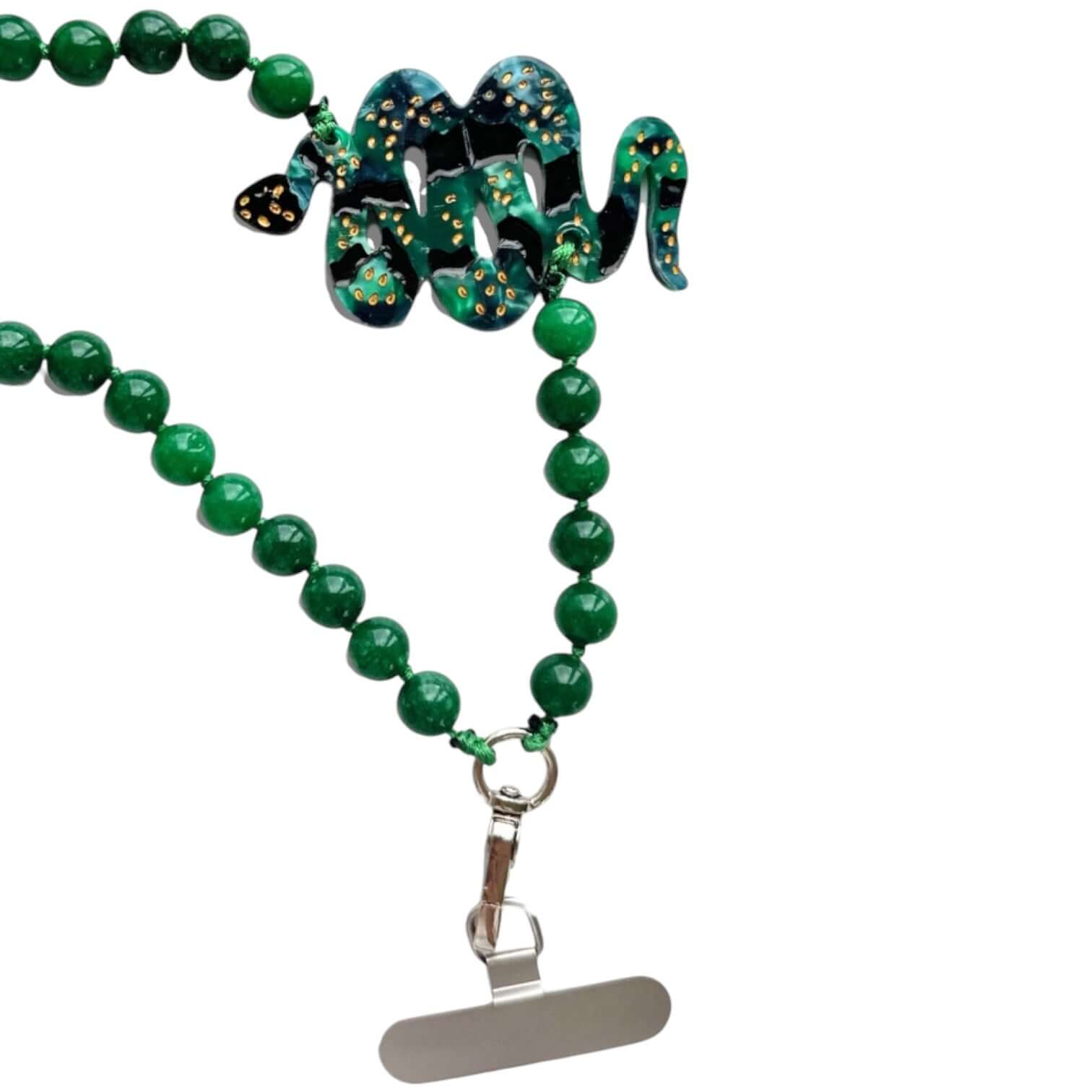 Snake Gemstone Bracelet Phone Chain – Alicia DiMichele Boutique