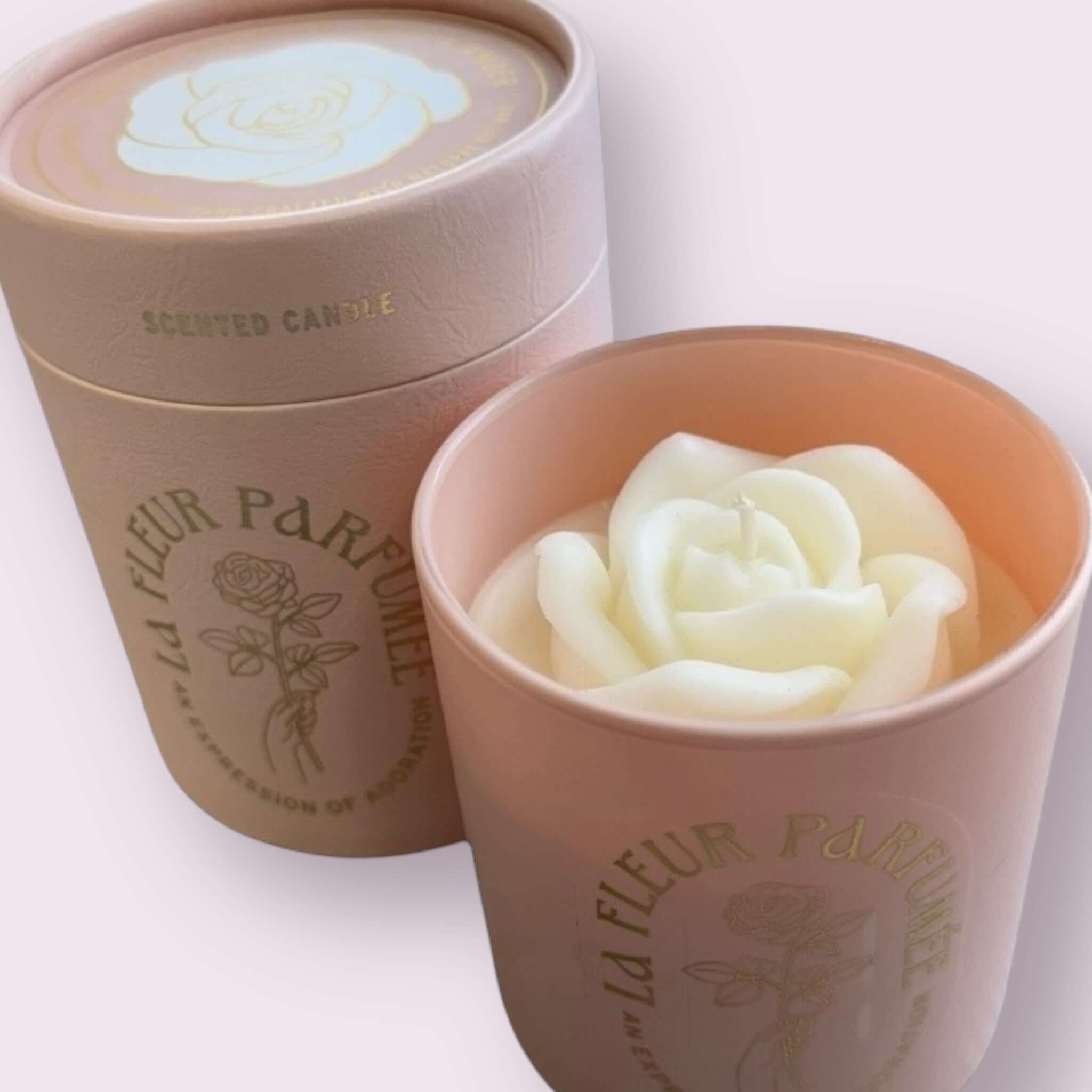 La Fleur Parfumée Candle – White Rose – Alicia DiMichele Boutique