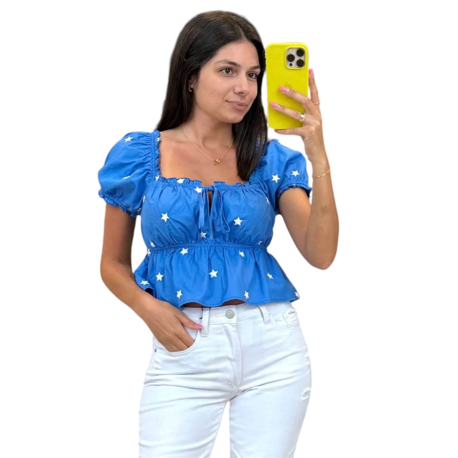 Starstruck Baby Doll Top – Alicia DiMichele Boutique