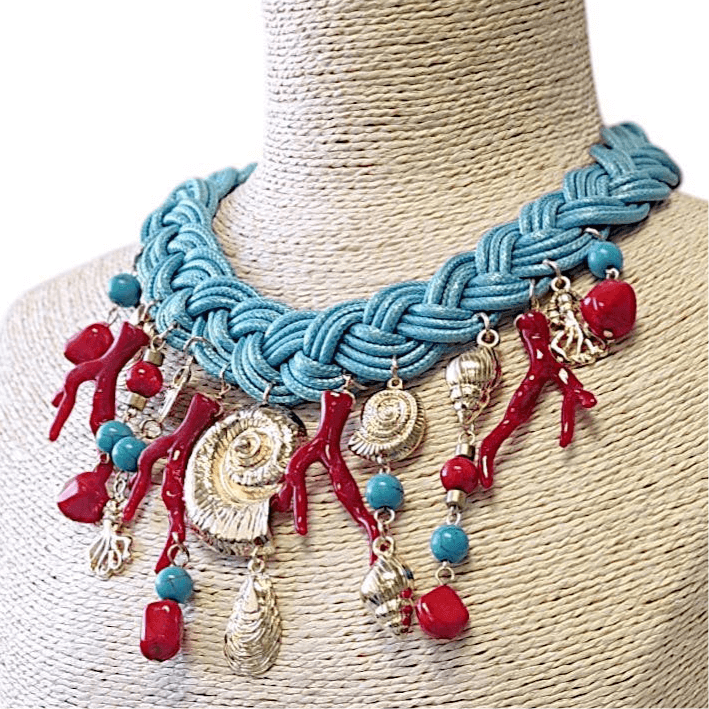 Azure Amulet Necklace – Alicia DiMichele Boutique