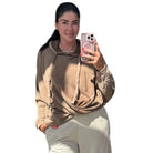 Twisted Hoodie – Chocolate – Alicia DiMichele Boutique