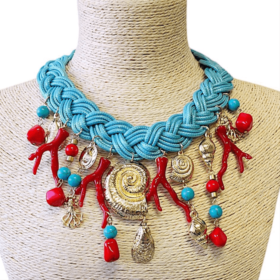 Azure Amulet Necklace – Alicia DiMichele Boutique