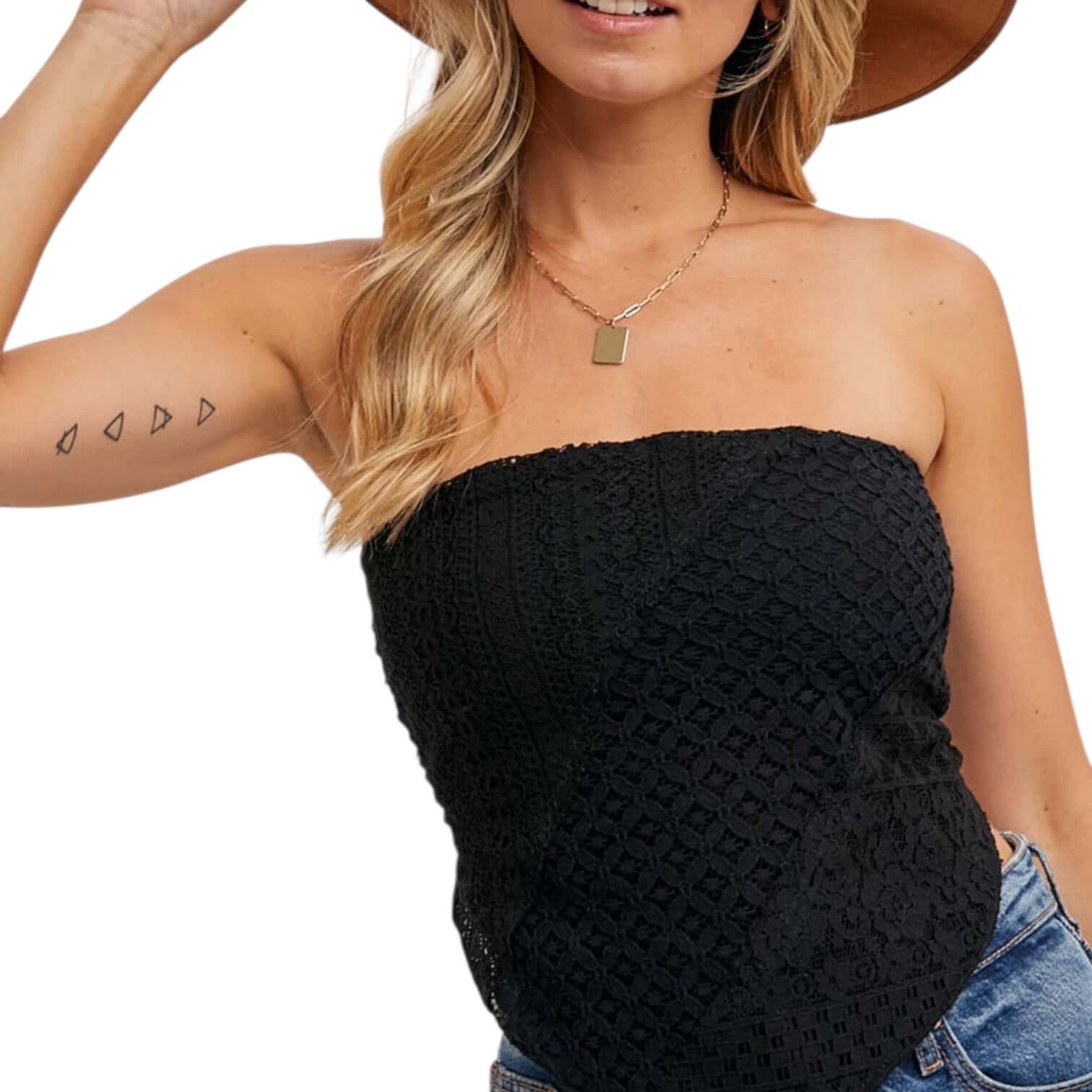 Midnight Muse Lace Bandana Top – Alicia DiMichele Boutique
