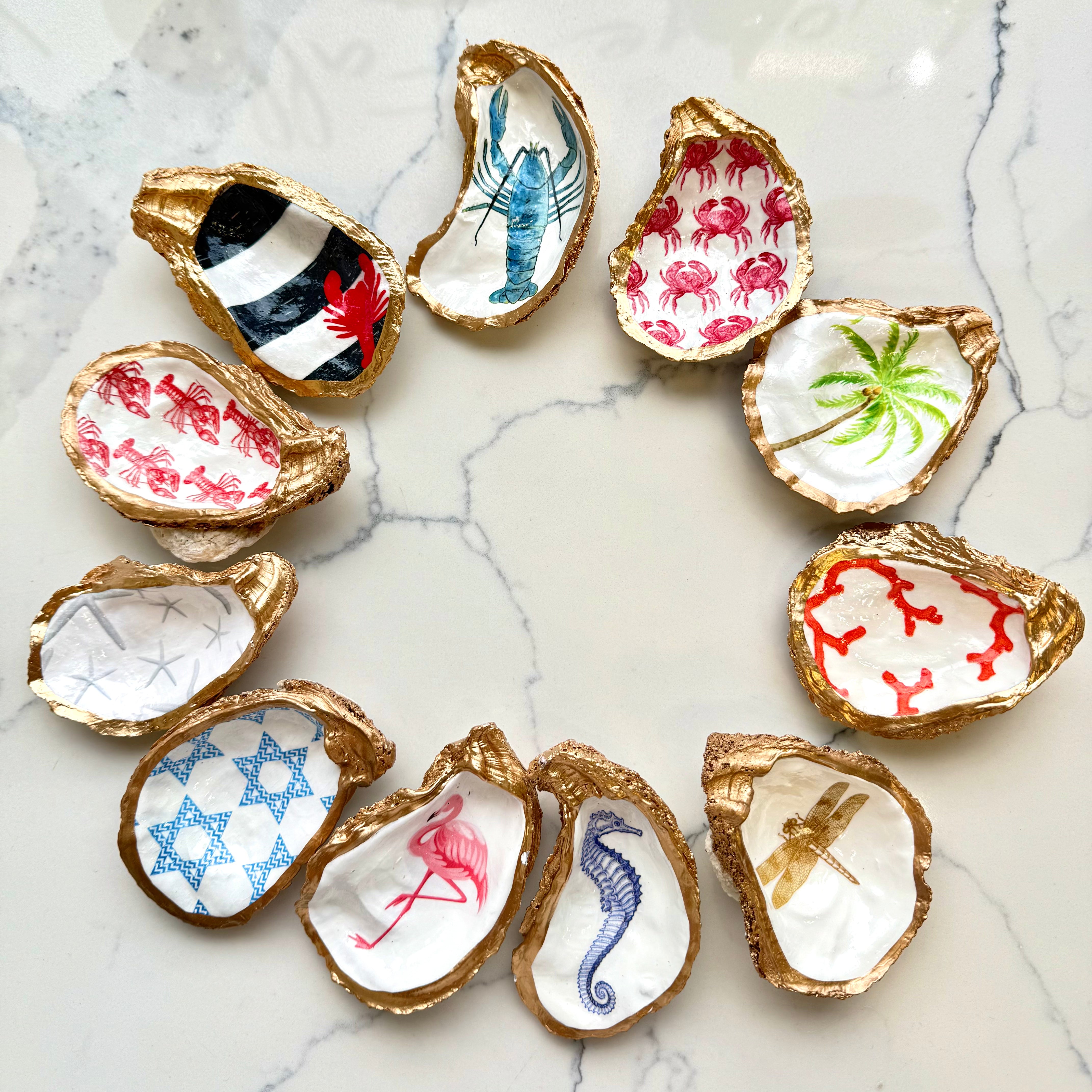 Little Lobster Striped Oyster Trinket Dish – Alicia DiMichele Boutique