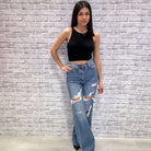 Highneck Crop Top Black – Alicia DiMichele Boutique