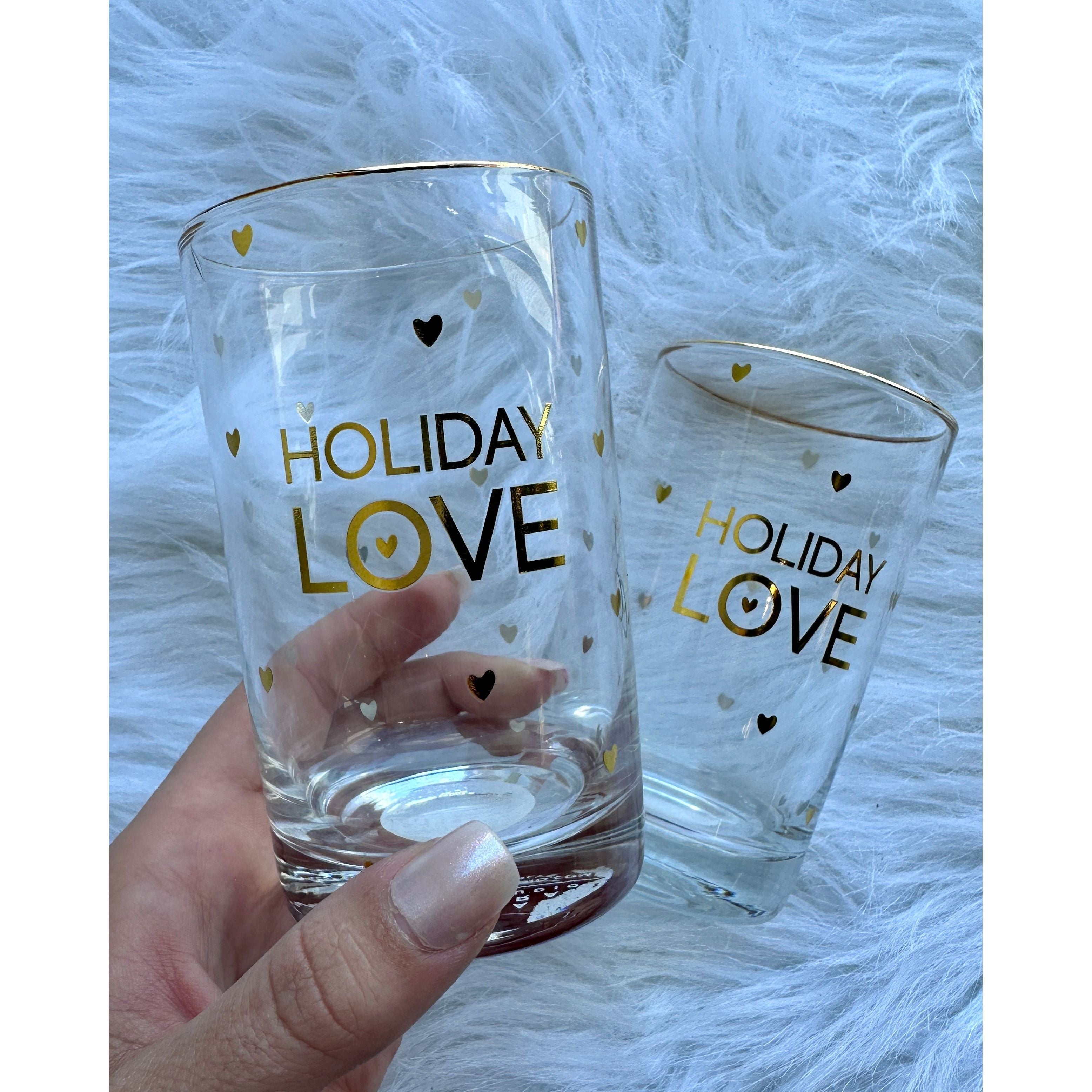 Holiday Love Rocks Glass – Alicia DiMichele Boutique