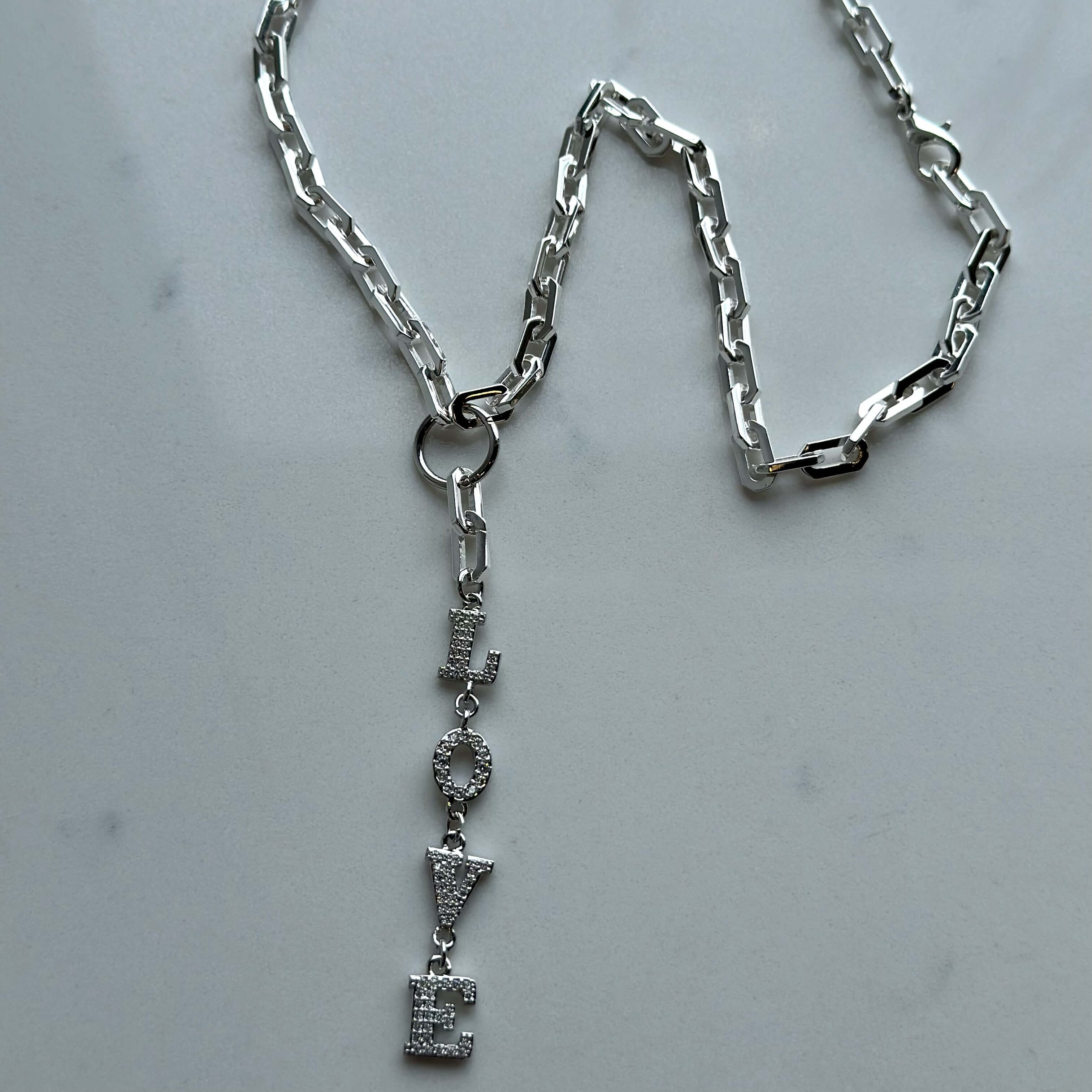 Pamela Love Paperclip Necklace - Silver – Alicia DiMichele Boutique