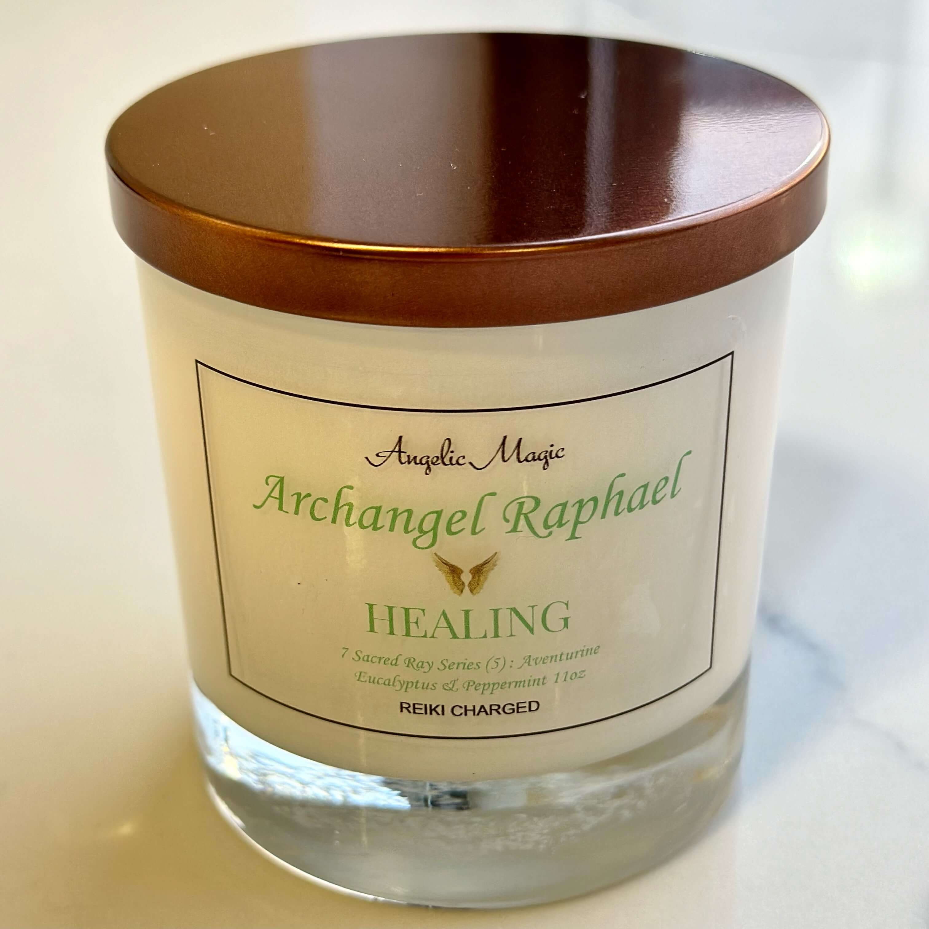 Archangel Raphael Crystal Soy Candle – Alicia DiMichele Boutique