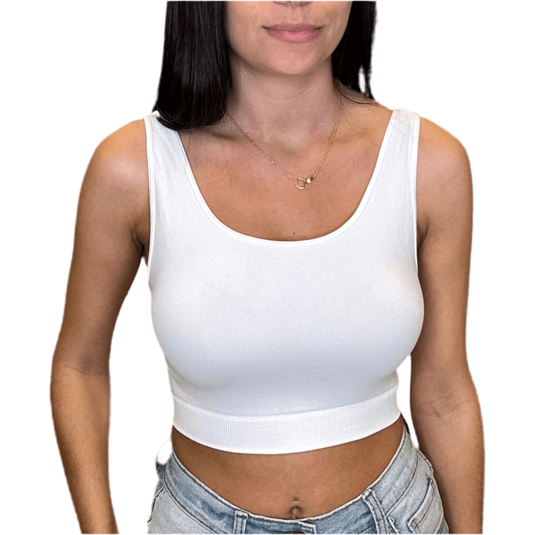 Basic Crop Top - White – Alicia DiMichele Boutique