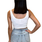 Basic Crop Top - White – Alicia DiMichele Boutique