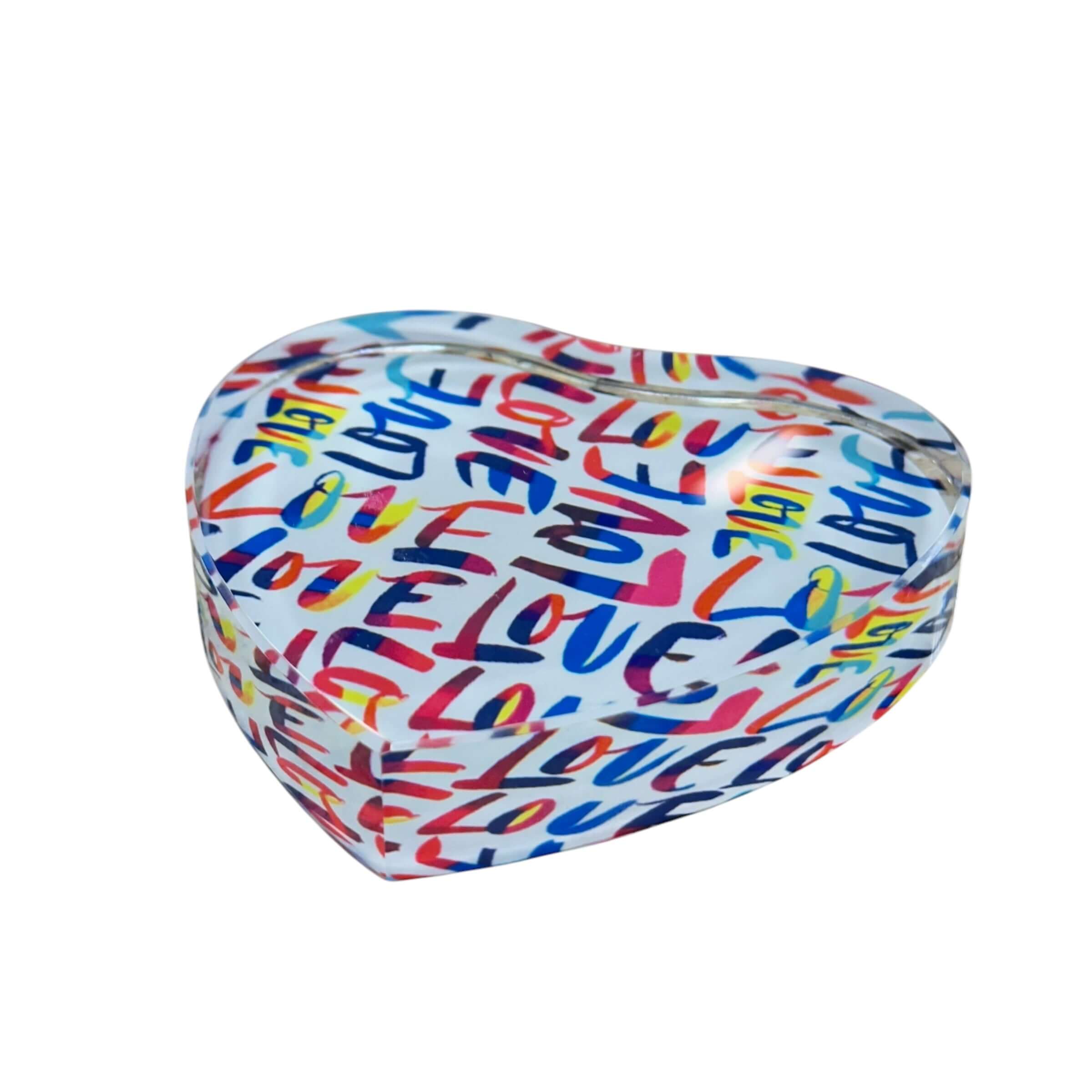 All The Love Crystal Heart Paperweight – Alicia DiMichele Boutique