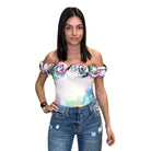 Rosette Bodysuit - Blur Pansy – Alicia DiMichele Boutique