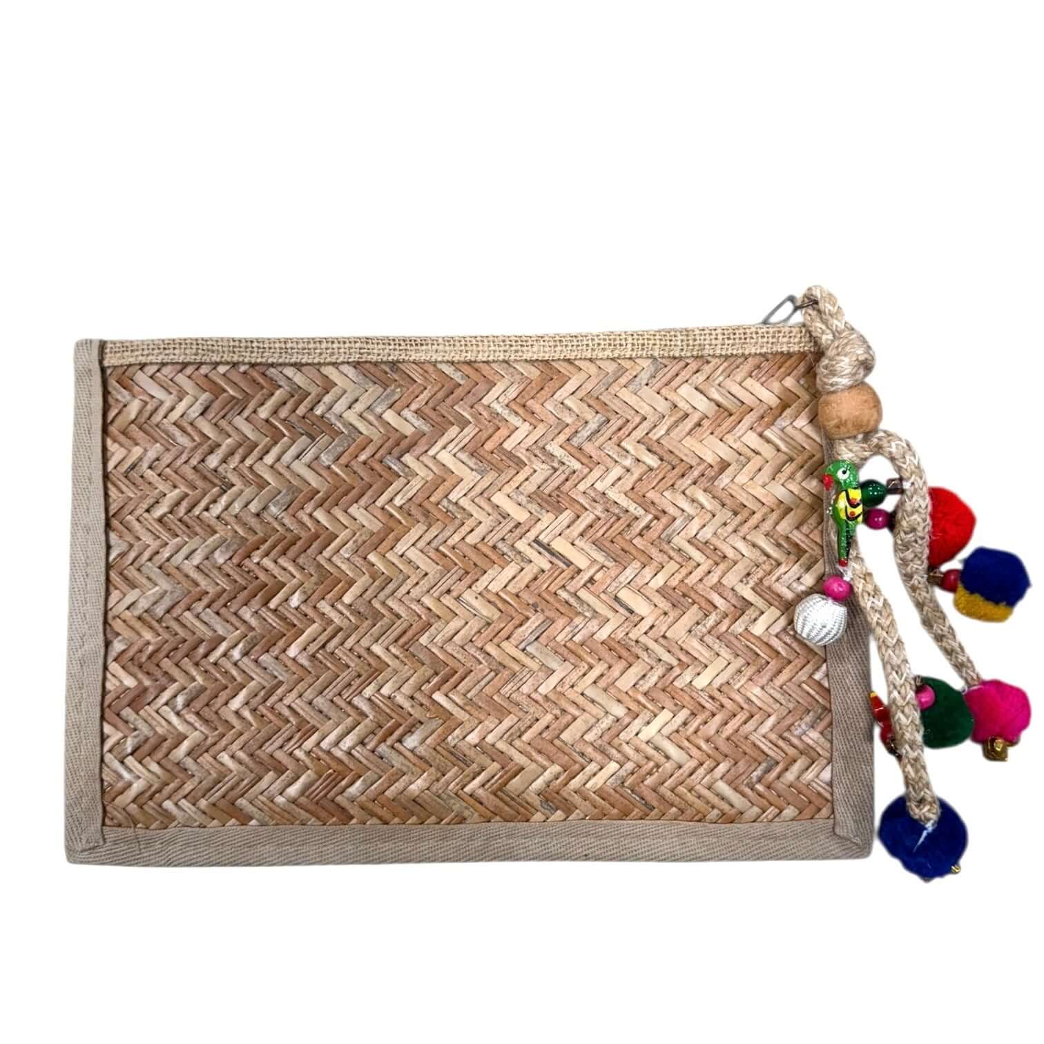 Palm Carnival Bamboo Clutch – Alicia DiMichele Boutique