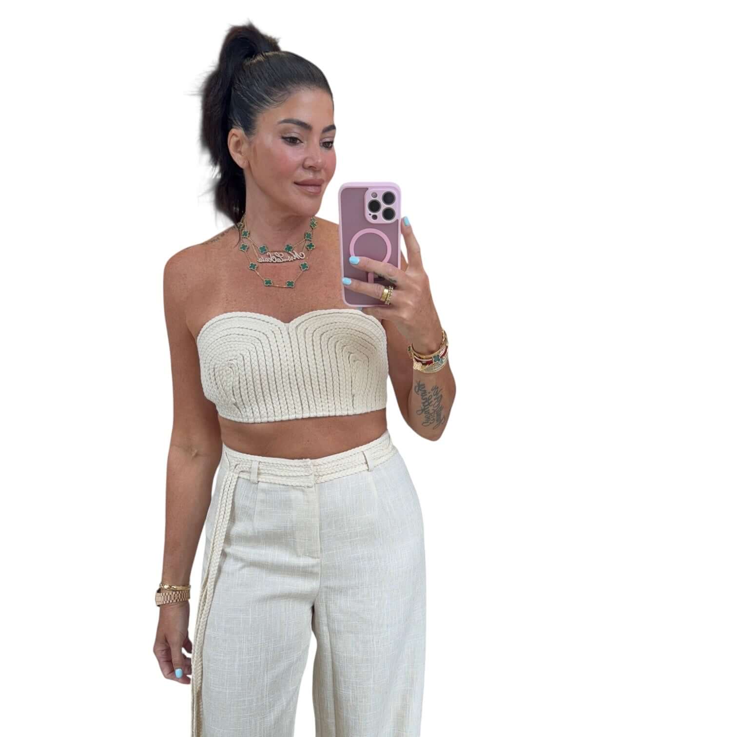 Woven Whisper Pant Set – Alicia DiMichele Boutique