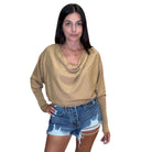 Dolman Knit Pullover – Camel – Alicia DiMichele Boutique