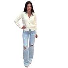 Cream Chill Button Cardigan – Alicia DiMichele Boutique