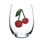 Cherries Stemless Wine Glass – Alicia DiMichele Boutique