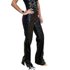 Faux Leather Fringe Pants – Alicia DiMichele Boutique