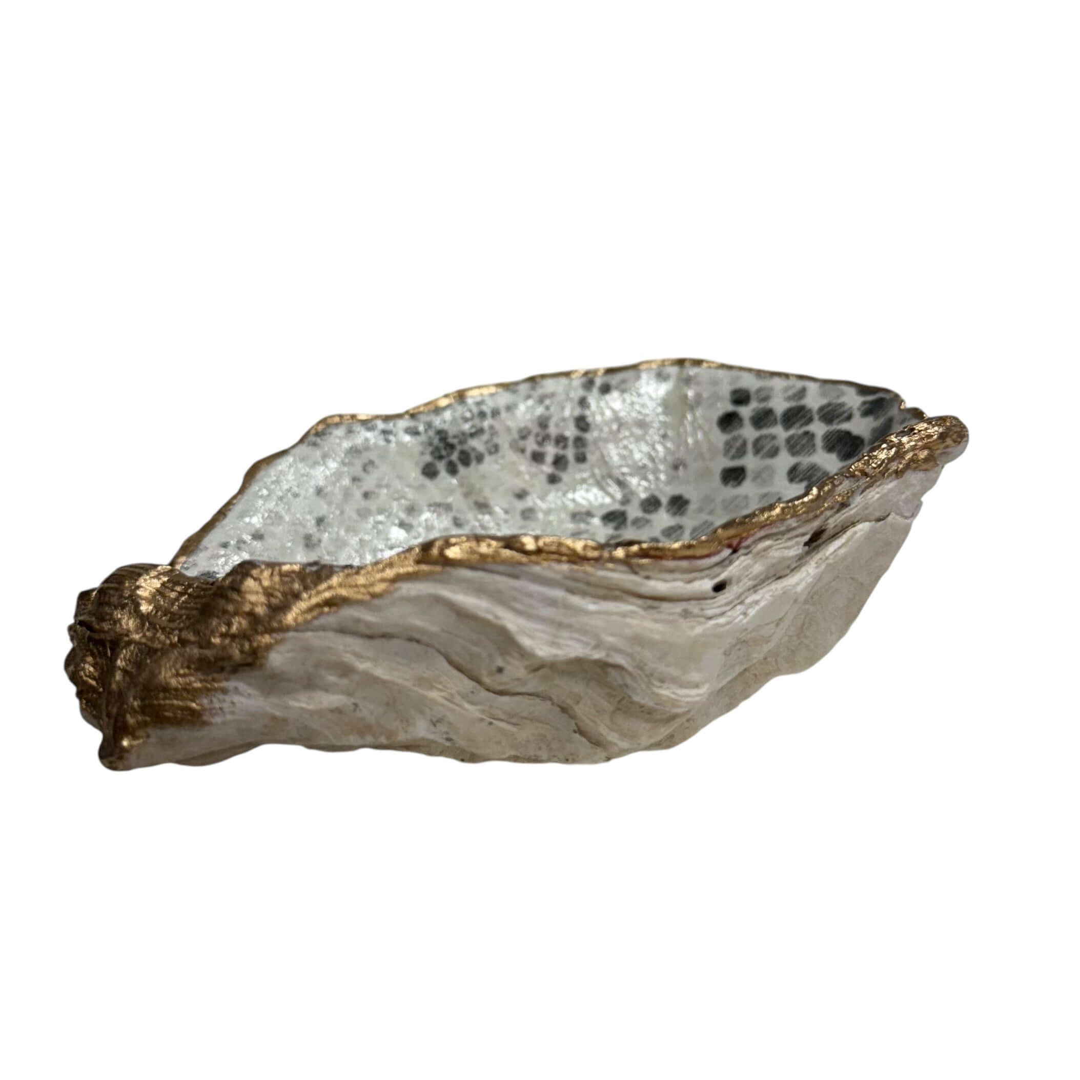 Snake Print Oyster Shell Dish – Alicia DiMichele Boutique