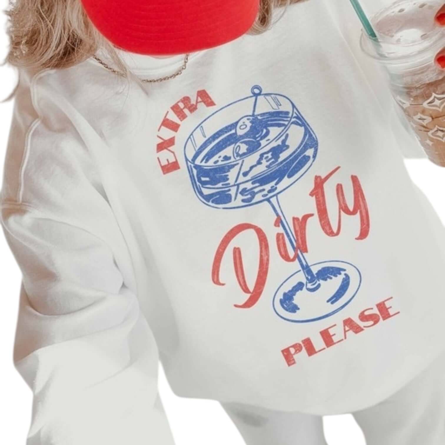Extra Dirty Martini Graphic Sweatshirt – Alicia DiMichele Boutique