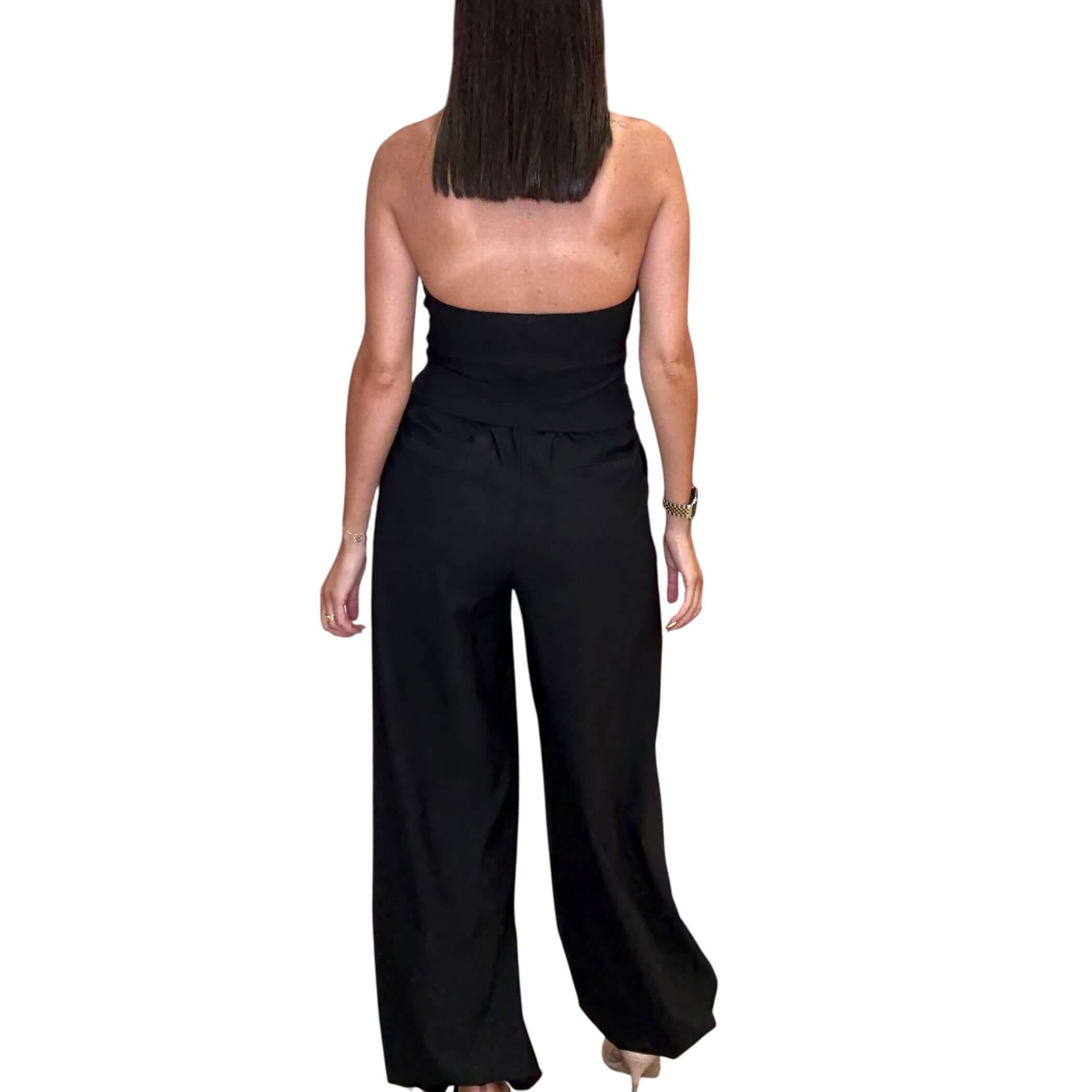 Power Move Halter Vest – Black – Alicia DiMichele Boutique