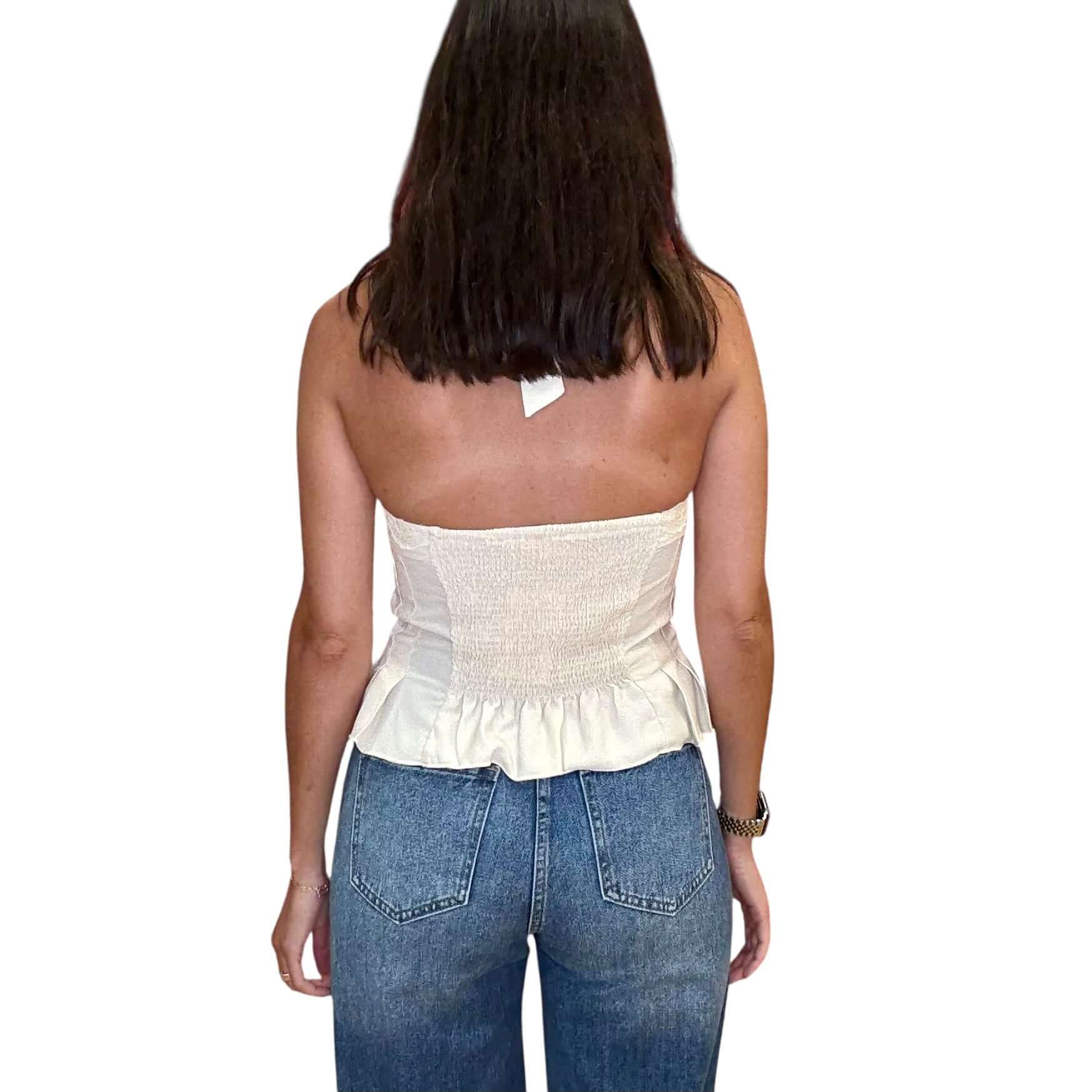 Champagne Chiffon Halter Top – Alicia DiMichele Boutique