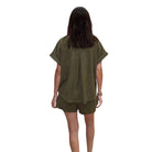 Luxe Suede Shorts Set - Olive – Alicia DiMichele Boutique