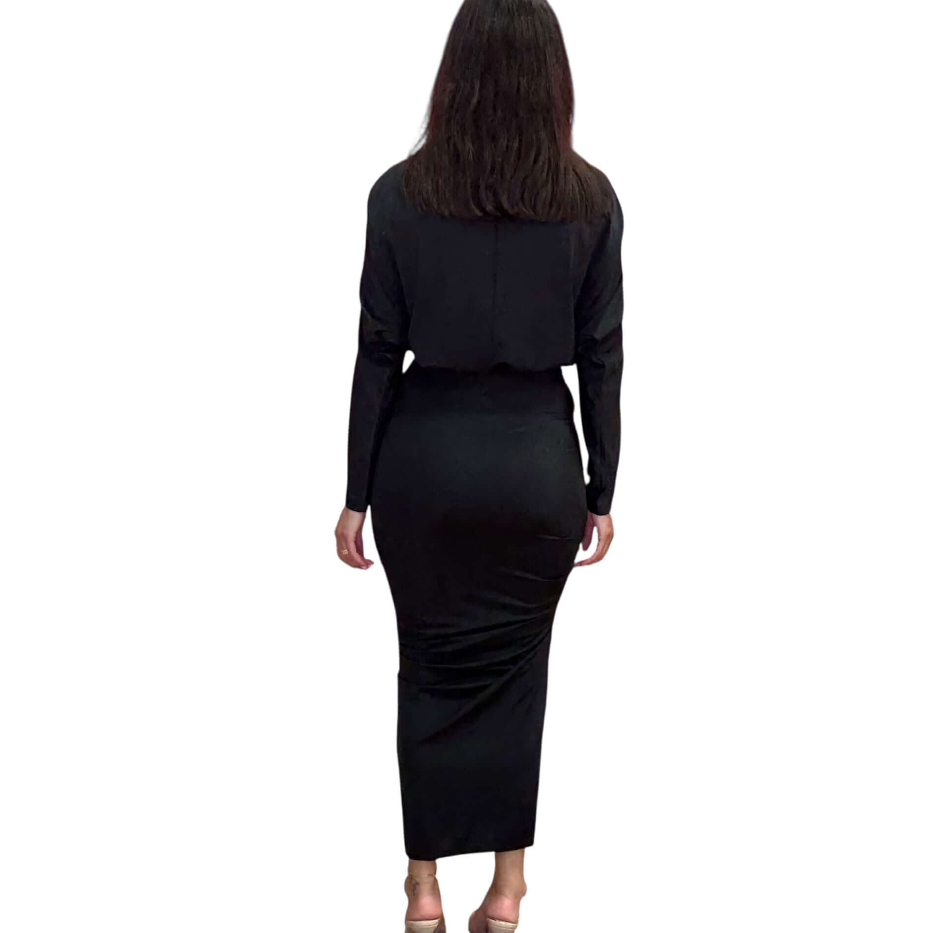 Midnight Ruched Skirt Set – Alicia DiMichele Boutique