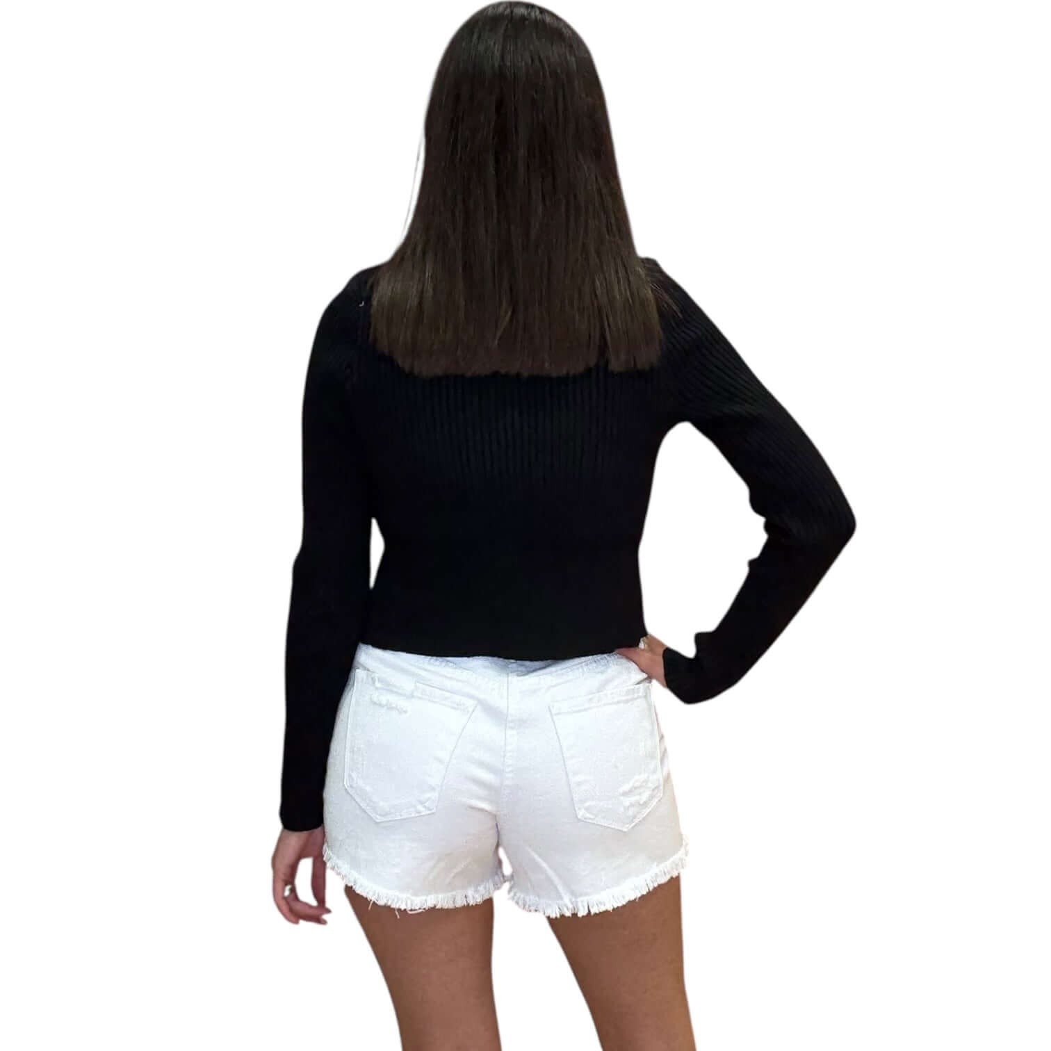 Ribbed Tube Top Cardigan Set - Black – Alicia DiMichele Boutique