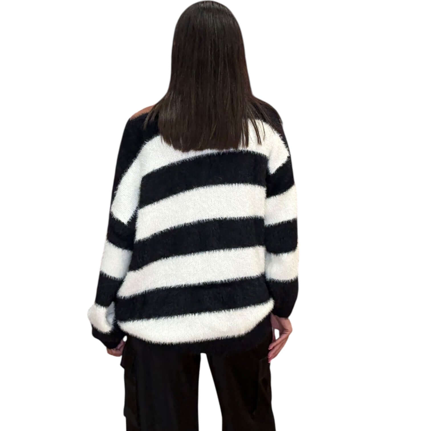Bold & Cozy Striped Sweater – Alicia DiMichele Boutique