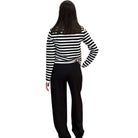 Pearl Embellished Striped Cardigan – Alicia DiMichele Boutique