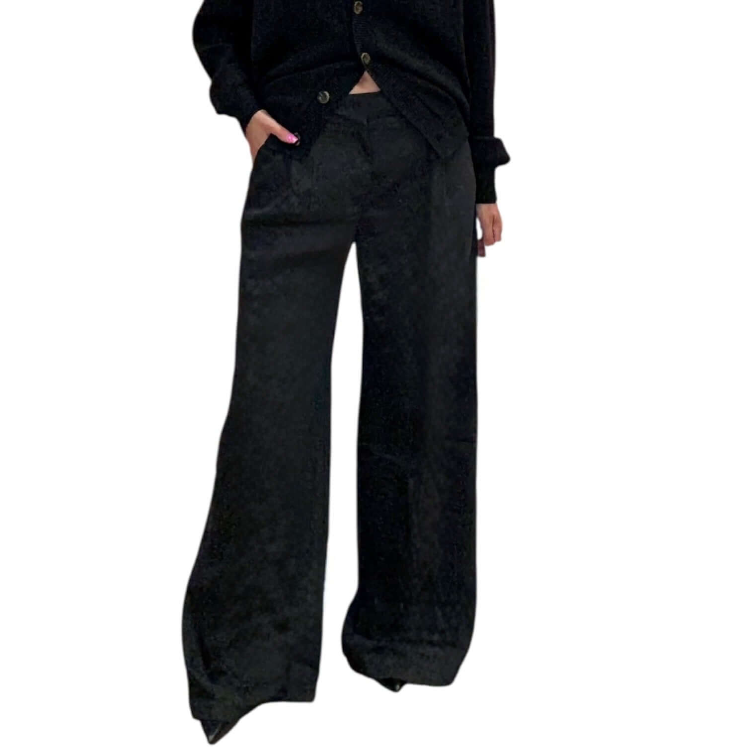 Chic Pleated Wide Leg Trousers – Alicia DiMichele Boutique
